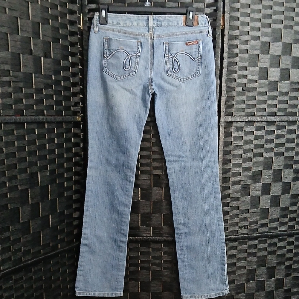 Hint Juniors Blue Jeans Bootcut SZ 1 - Picture 3 of 8